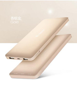 Planet Gates China / Gold Baseus 10000mAh Dual USB Power bank Portable Mobile Phone Charger Powerbank For iPhone Xiaomi External Battery Poverbank