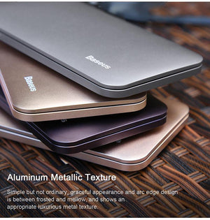 Planet Gates China / Gold Baseus 5000mAh Power Bank Dual USB Input fast Charge Portable External Battery Charging For iphone 7 samsung S8 huawei xiaomi