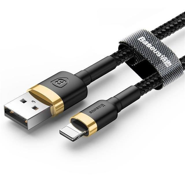 Planet Gates Baseus USB Cable For iPhone XS Max XR X 8 7 6 6s Plus 5 5S SE iPad Pro Mini Fast Charging Charger Data Cord Mobile Phone Cables