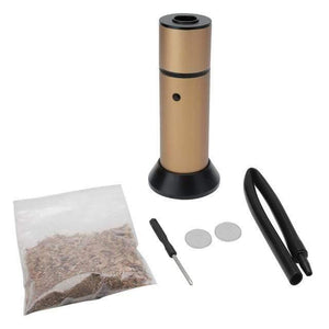 Food Cold Smoke Generator Portable Molecular Cuisine Smoking Gun Meat Burn Smokehouse Cooking for BBQ Grill Smoker Wood