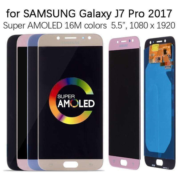 Planet Gates China / Gold No Frame Display For SAMSUNG Galaxy J7 Pro LCD Display Touch Screen J730 J730F for SAMSUNG J7 Pro LCD Screen Replacement
