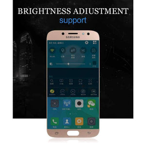 Planet Gates China / Gold No Frame Display For SAMSUNG Galaxy J7 Pro LCD Display Touch Screen J730 J730F for SAMSUNG J7 Pro LCD Screen Replacement