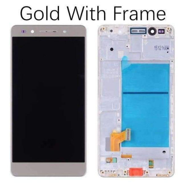 Planet Gates China / Gold with Frame 5.2" Original LCD For HUAWEI Honor 7 Display Touch Screen Digitizer with Frame for Huawei Honor 7 LCD Display Honor7 Replacement