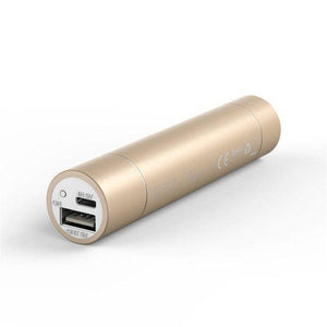 Planet Gates China / Golden ORICO 2600mAh External Battery Pack Portable Aluminum Power Bank for iPhone iPad Xiaomi Samsung LG Android with SOS Flashlight