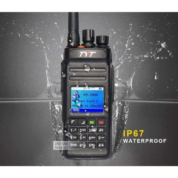 Planet Gates China GPS Radio TYT MD398 Digital DMR Walkie Talkie 1000 CH 10W Waterproof Radio UHF 400-470Mhz Digital Communication Equipment