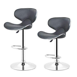 Planet Gates China / gray 2pcs PU Leather Swivel Bar Stools Chairs Height Adjustable Swivel Modern Style Kitchen Counter Pub Chair Barstools 5 Colors HWC