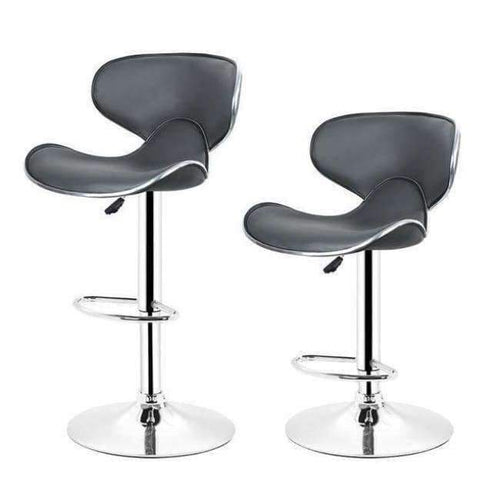 Planet Gates China / gray 2pcs PU Leather Swivel Bar Stools Chairs Height Adjustable Swivel Modern Style Kitchen Counter Pub Chair Barstools 5 Colors HWC
