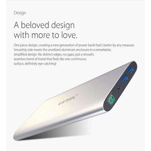 Planet Gates China / Gray Alien P11 Ultra Slim 12000mAh Power Bank 5V 2.4A Dual USB External Battery Charger for iPhone X 8 8 Plus Xiaomi Huawei