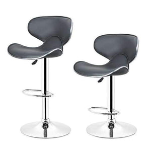 Planet Gates China / gray JEOBEST 2pcs/set High Quality PU Leather Bar Stool Gas Lift Height Adjusted Swivel Leisure Home Office Chair 4 Colors HWC