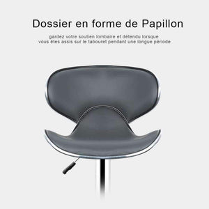 Planet Gates China / gray JEOBEST 2pcs/set High Quality PU Leather Bar Stool Gas Lift Height Adjusted Swivel Leisure Home Office Chair 4 Colors HWC