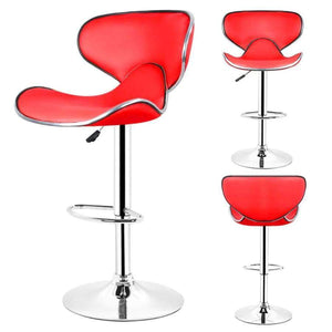 Planet Gates China / gray JEOBEST 2pcs/set High Quality PU Leather Bar Stool Gas Lift Height Adjusted Swivel Leisure Home Office Chair 4 Colors HWC