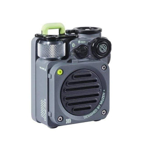 Planet Gates China / Gray MUZEN Wild Mini Bluetooth 5.0 Wireless Speaker Outdoor Waterproof Punk Retro Art Birthday Present Creative Christmas Gift