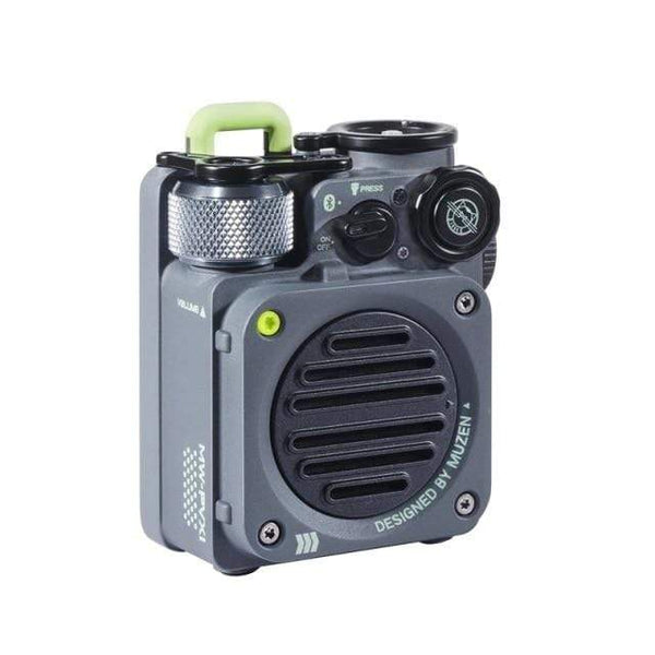 Planet Gates China / Gray MUZEN Wild Mini Bluetooth 5.0 Wireless Speaker Outdoor Waterproof Punk Retro Art Birthday Present Creative Christmas Gift