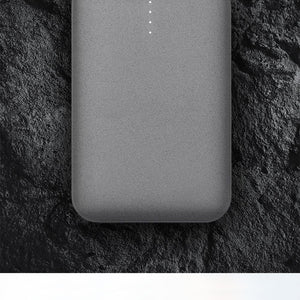 Planet Gates China / Gray ROCK Mini Power Bank 10000mAh External Battery Charger Portable Charger Dual USB Powerbank for iphone X Samsung Xiaomi