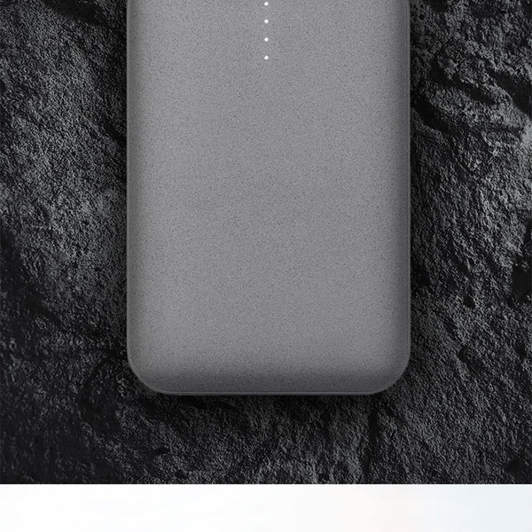 Planet Gates China / Gray ROCK Mini Power Bank 10000mAh External Battery Charger Portable Charger Dual USB Powerbank for iphone X Samsung Xiaomi