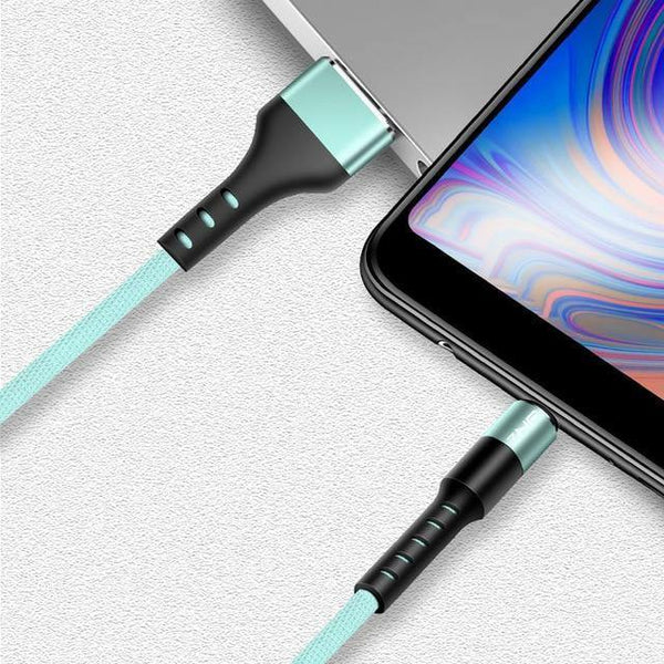 Planet Gates China / Green / 1.0m Type C Cable ZNP USB Type C Cable Fast Charger Cable For Samsung Galaxy S9 S8 Huawei Mate 20 Pro Quick Charging USB Type-C Phone Charge Cable
