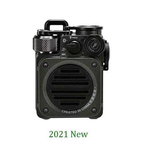 Planet Gates China / Green 2021 MUZEN Wild Mini Bluetooth 5.0 Wireless Speaker Outdoor Waterproof Punk Retro Art Birthday Present Creative Christmas Gift