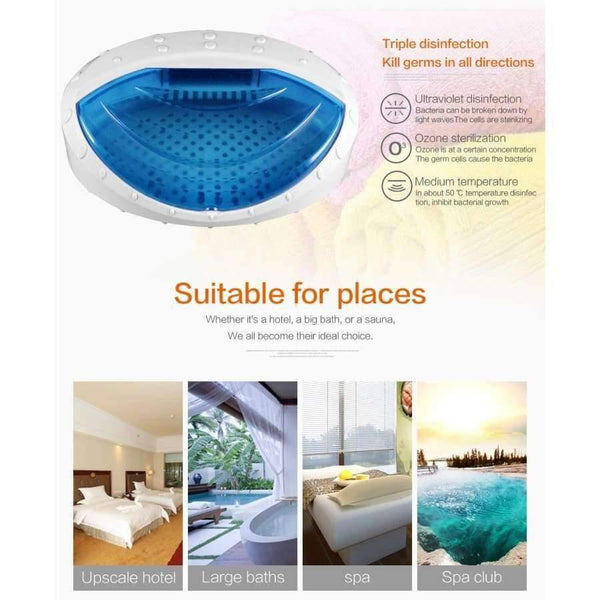 Planet Gates China / Green EU Plug UV Sterilizer Nail Art Nails Sterilizer Manicure Machine UV Disinfection Sterilizer Box Nail Tools Sterilizer EU Plug Nail Salon