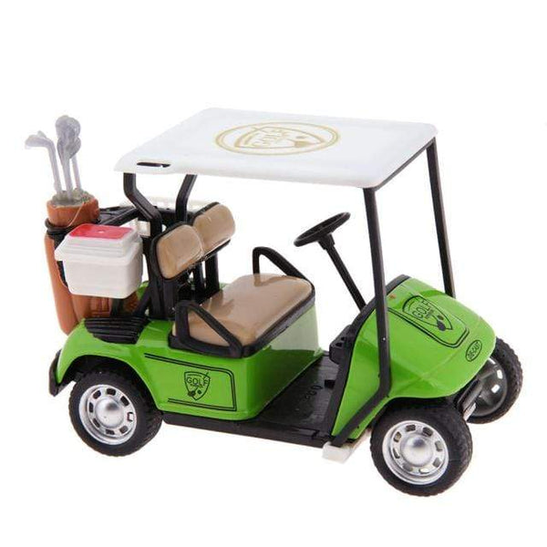 Planet Gates China / green Pram Toy 1:36 Ratio Alloy Pull Back Model Car High Simulation Golf Cart Model High Quality Children's Toys diecasts & toy vehicl