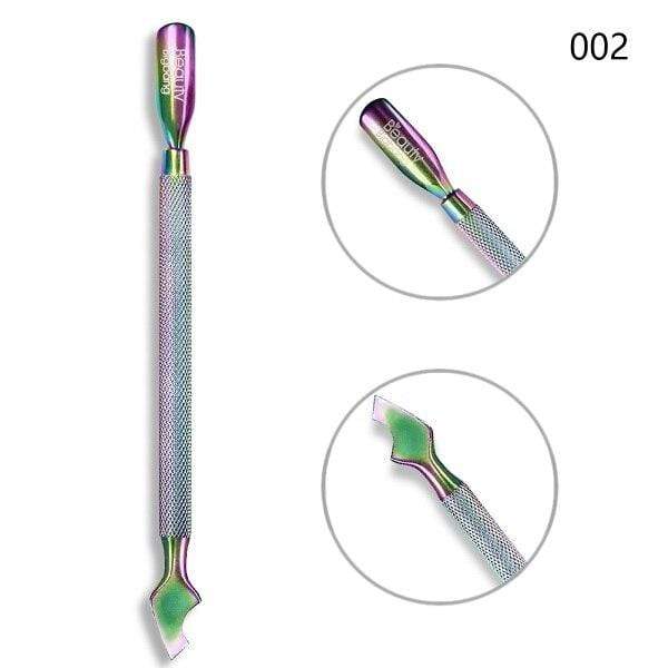 Planet Gates China / green Stainless Steel Cuticle Pusher Nail Pusher Repousse Cuticule Ongles Materiel Professionnelle Corta Cuticula Tool