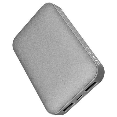 Planet Gates China / Grey ROCK Mini 10000 mAh Power Bank Portable Ultra-thin Polymer Powerbank Battery for iPhone SamSung Xiaomi Huawei and More