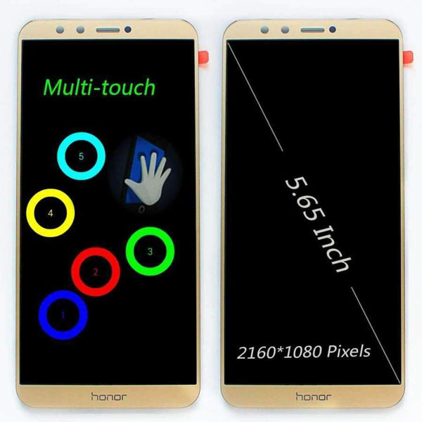 Planet Gates China / Grey  with Frame Huawei Honor 9 lite 5.65 inch lcd Display Huawei Honor 9 Youth Edtion Touch screen Digitizer Assembly Frame with Free Tools