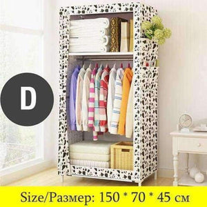 Planet Gates China / HH341000CS4 Actionclub Minimalist Modern Non-woven Cloth Wardrobe Baby Storage Cabinet Folding Steel individual Closet Bedroom Furniture