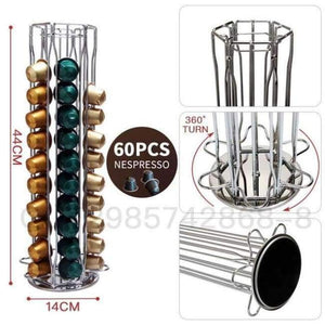 Planet Gates China / HN3005 Storage Dolce Gusto Nespresso Capsule Holder Stainless Steel Display Capsule Rack Stand Kitchen Table Metal Shelf Free Shipping