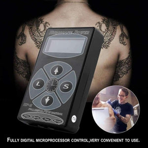 Planet Gates China HP-2 Tattooing Power Supply Hurricane Professional Power Supply Digital Dual LCD Display Tattooing Power Supply Machines EU Plug