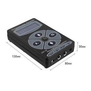 Planet Gates China HP-2 Tattooing Power Supply Hurricane Professional Power Supply Digital Dual LCD Display Tattooing Power Supply Machines EU Plug