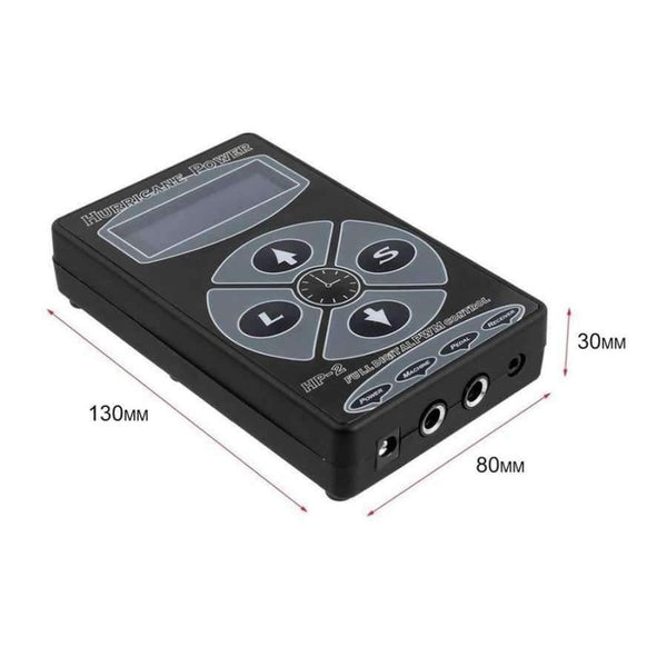 Planet Gates China HP-2 Tattooing Power Supply Hurricane Professional Power Supply Digital Dual LCD Display Tattooing Power Supply Machines EU Plug