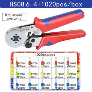 Planet Gates China / HSC8 6-4 1020tube Tubular Terminal Crimping Tools Mini Electrical Pliers HSC8 6-4A/6-4 0.25-10mm² 23-7AWG 6-6 0.25-6mm² High Precision Clamp Sets