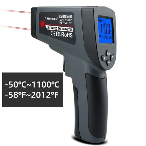 Planet Gates China / IT1100AT-Upgrade Kaemeasu Digital Infrared Thermometer -50~1600 Measuring Range,Non-Contact, Safety,Cooking,Industrial Electronic Thermometer Gun