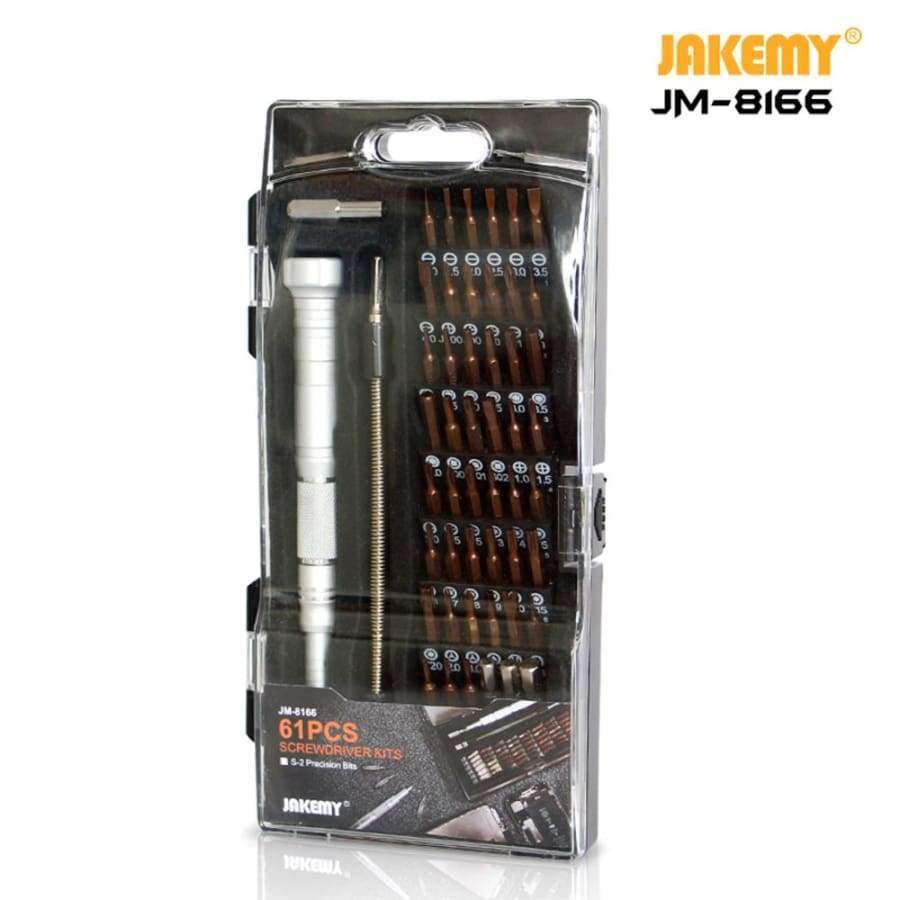 Planet Gates China JAKEMY JM-8166 61 in 1 Screwdriver kits Repair Hand Tools Kit for Mobile Phone Computer Electronic Model DIY Repair S-2 bits