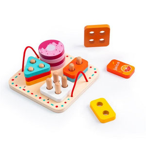 Planet Gates China / JM43 Shape Pillar Robotime Wooden Montessori Educational Toys Gift For Children Kids Early Learning Shape Sorting Game Match Board