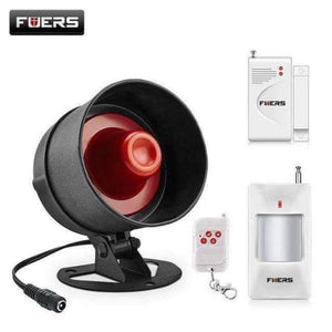 Planet Gates China / kit 1 Fuers Alarm Siren Speaker Loudly Sound Alarm System Kits Wireless Home Alarm Siren Security Protection System for House Garage