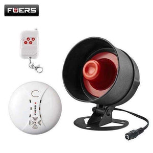 Planet Gates China / kit 5 Fuers Alarm Siren Speaker Loudly Sound Alarm System Kits Wireless Home Alarm Siren Security Protection System for House Garage
