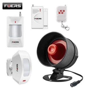 Planet Gates China / kit 6 Fuers Alarm Siren Speaker Loudly Sound Alarm System Kits Wireless Home Alarm Siren Security Protection System for House Garage
