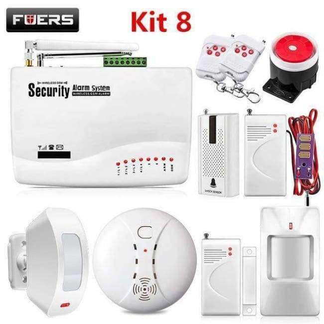 Planet Gates FUERS Wireless GSM Burglar Alarm System Smart Home Garage Detector Motion Sensor Russia Voice Security Protection Auto Dial DIY