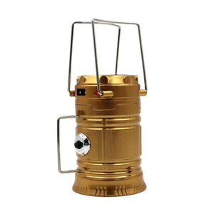 Planet Gates China LED Solar Powered Collapsible Flashlights Portable Lamp LED Rechargeable Hand Lamp Hiking Camping Lantern Light Outdoor Lighting