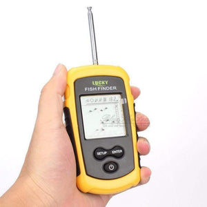Planet Gates China Lucky FFW1108-1 Portable 100m Wireless Fish Finder Alarm 40M/130FT Sonar Depth Ocean River