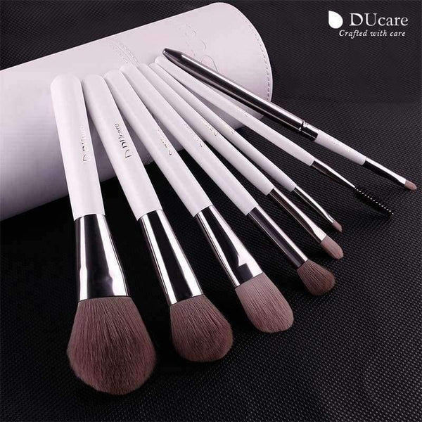 Planet Gates China Makeup Brushes professional Cosmetics brush Set 8pcs High Quality top Synthetic Hair With White Cylinder brushes set