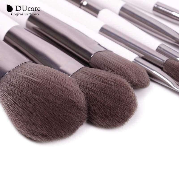 Planet Gates China Makeup Brushes professional Cosmetics brush Set 8pcs High Quality top Synthetic Hair With White Cylinder brushes set