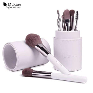 Planet Gates China Makeup Brushes professional Cosmetics brush Set 8pcs High Quality top Synthetic Hair With White Cylinder brushes set