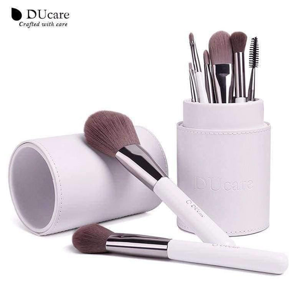 Planet Gates China Makeup Brushes professional Cosmetics brush Set 8pcs High Quality top Synthetic Hair With White Cylinder brushes set