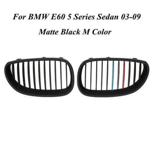 Planet Gates China / Matte Black M Car Front Sport Grill Kidney Grilles Grill For BMW 5 Series M5 E60/E61 2003 2004 2005 2006 2007 2008 2009 2010  Gloss Black