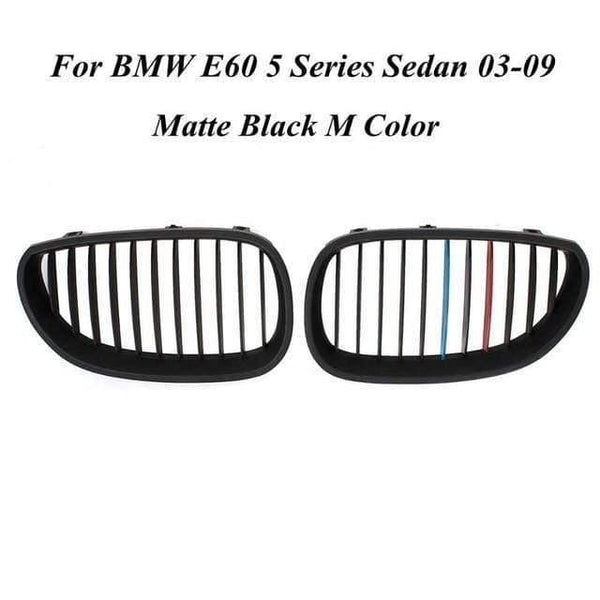 Planet Gates China / Matte Black M Car Front Sport Grill Kidney Grilles Grill For BMW 5 Series M5 E60/E61 2003 2004 2005 2006 2007 2008 2009 2010  Gloss Black