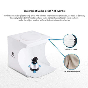 Planet Gates China Mini Light Box Double LED Light Room Photo Studio Photography Lighting Shooting Tent Backdrop Cube Box Photo Studio Dropship New