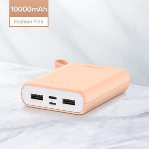 Planet Gates China / Mini powerBank Pink Ugreen Mini Power Bank 10000mAh Ultra Slim PoverBank for Samsung S9 S8 Dual USB Powerbank External Battery Pack Portable Charger