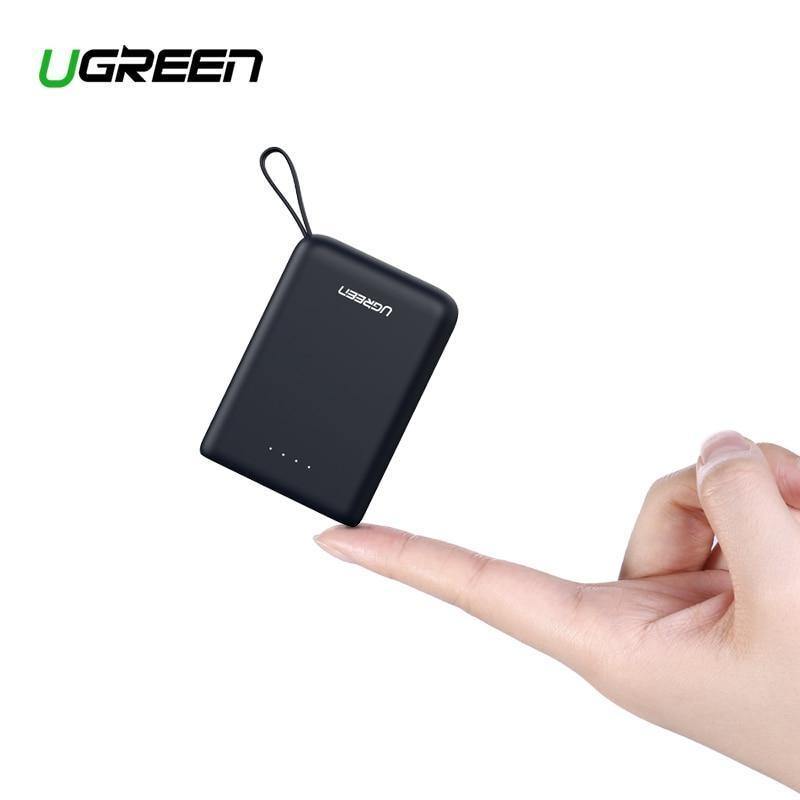 Planet Gates China / Mini PowerBank White Ugreen Mini Power Bank 10000mAh Ultra Slim PoverBank for Samsung S9 S8 Dual USB Powerbank External Battery Pack Portable Charger